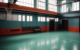 This image shows a gym